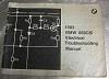 1983 E24 633CSi Electrical Troubleshooting Manual