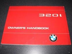 1981 E21 320i Owners Manual