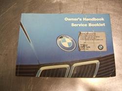 1986 E30 325e owners manual