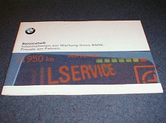 German Market Service Booklet