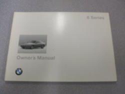 1996 E31 840Ci, 850Ci Owners manual