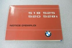1979 E12 5 Series Owners Manual
