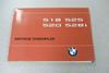 1979 E12 5 Series Owners Manual