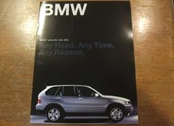BMW X5 Preliminary Sales Brochure from 1999